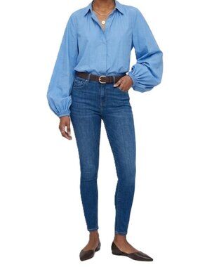 PISTOLA Aline High-Rise Skinny Ankle Jeans Size 29 Lincoln Wash Stretch EUC